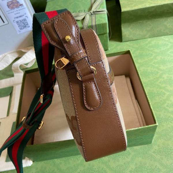 G*u*i messenger bag with jumbo gg