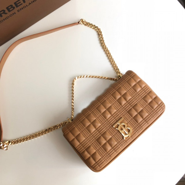 B**rry small quilted check lambskin lola bag