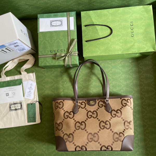 G*u*i ophidia gg medium tote with jumbo gg