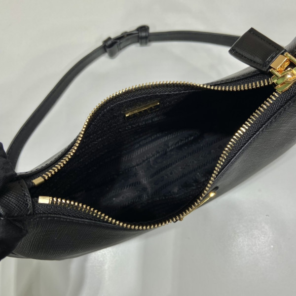 Pra*a re-edition saffiano leather mini bag