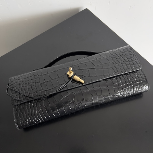 bo*te*ga Ve*ne*ta long clutch andiamo with handle-31*13*3cm