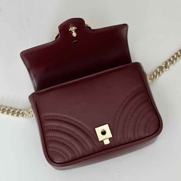 G*u*i gg marmont mini top handle bag-17*13*6cm