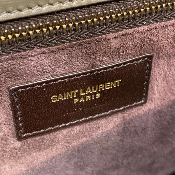 Y*L loulou carre satchel in smooth leather